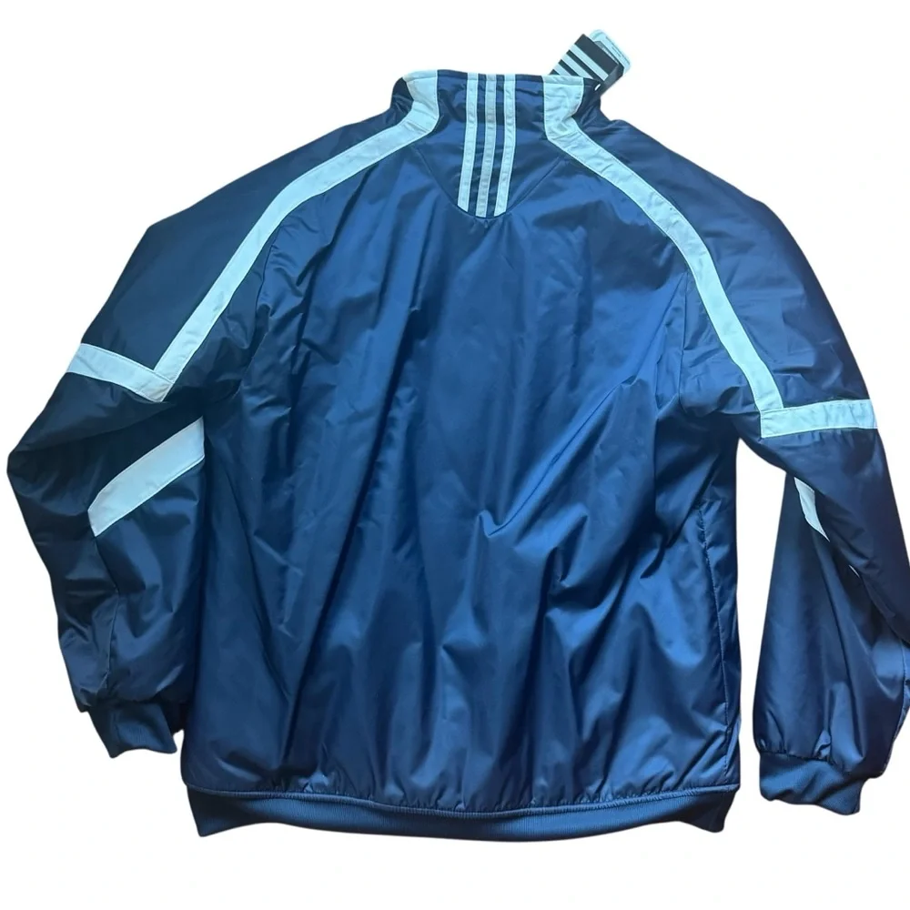 Adidas Navy Blue Jacket with White Details
